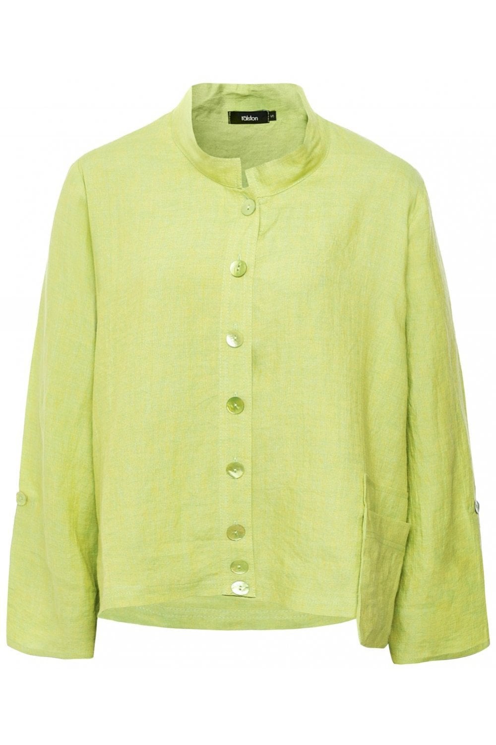 ANANDI LINEN JACKET | COL=BLACK,LIME,SKY