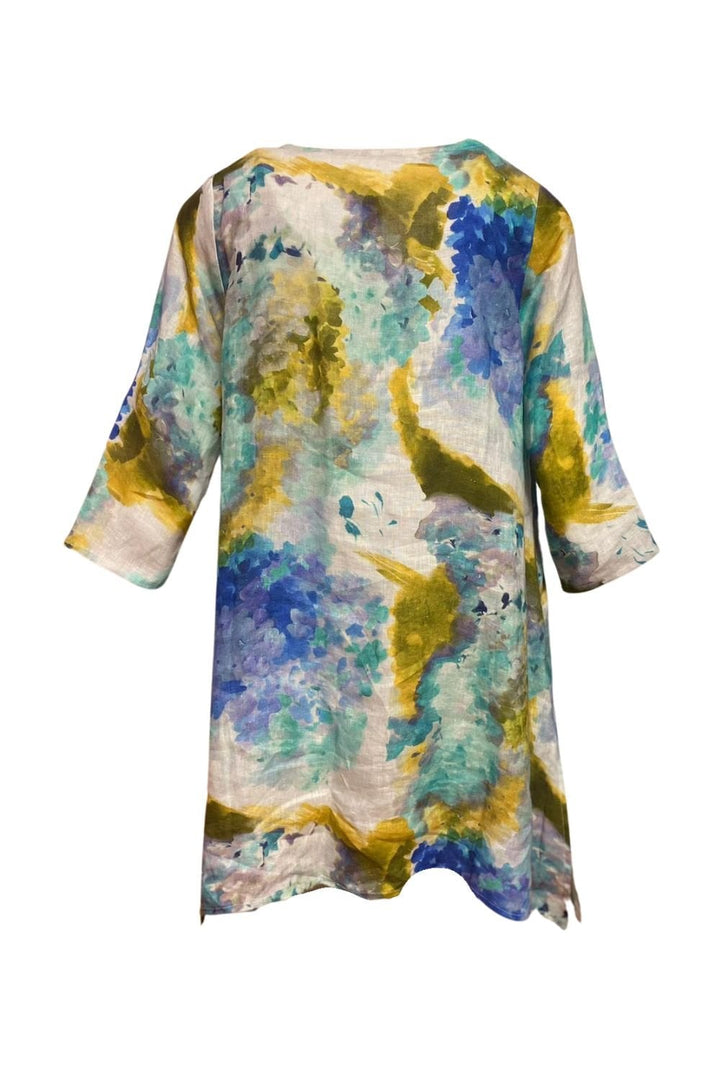 PERA MULTICOLOURED ABSTRACT TUNIC | COL=MULTI