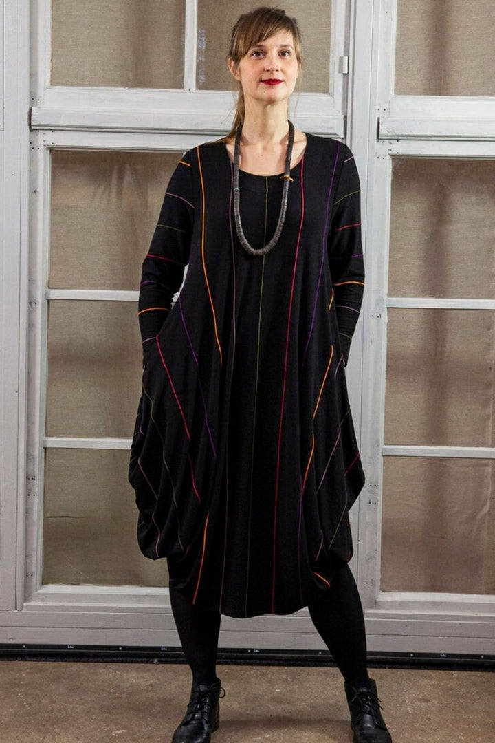 UTAS MULTI STRIPE DRESS | COL=MULTI