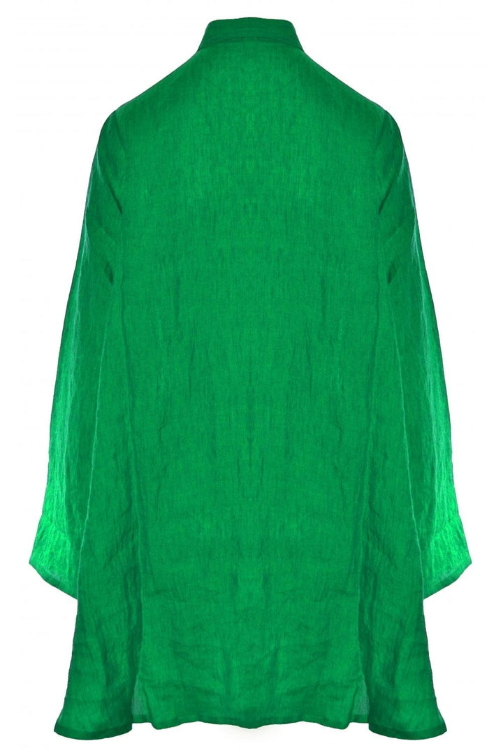 WALLY LINEN TUNIC | COL=EMERALD