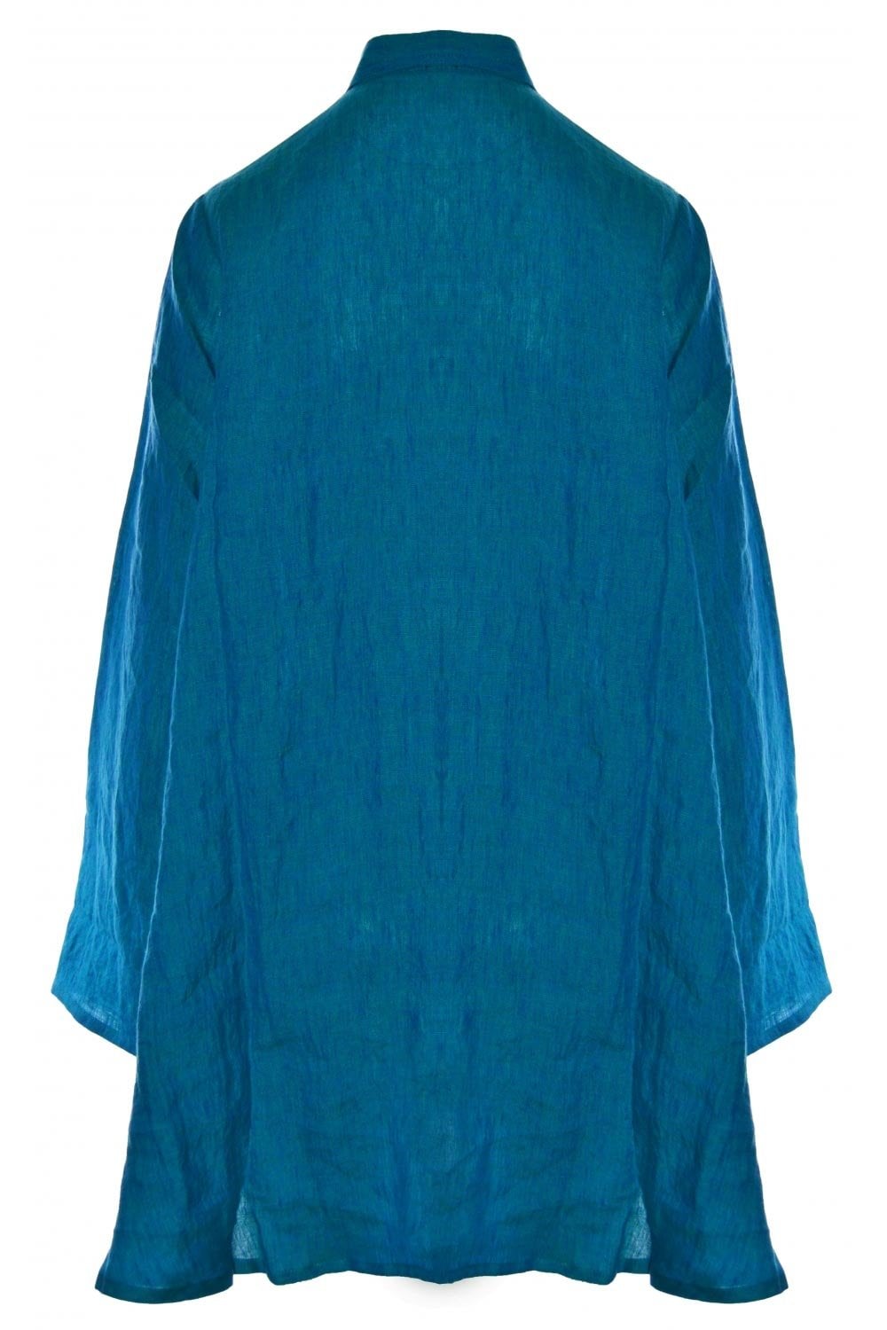 WALLY LINEN TUNIC | COL=JADE