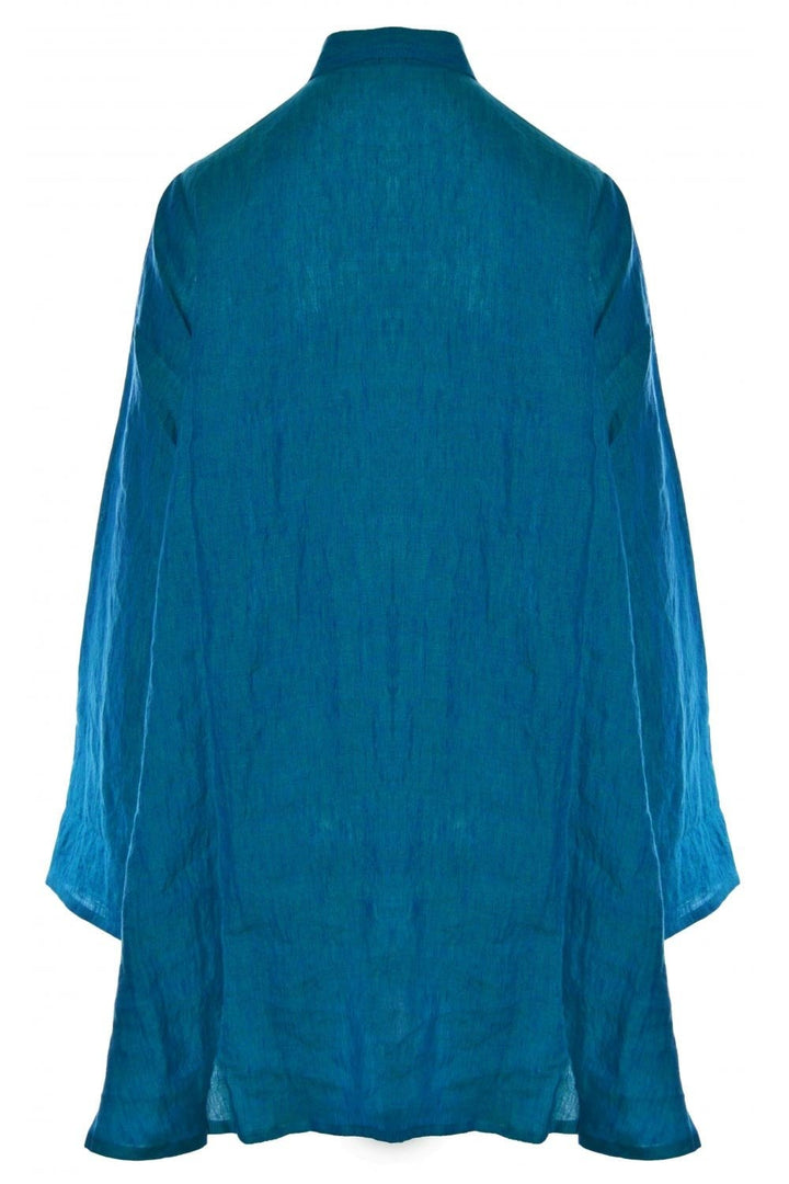WALLY LINEN TUNIC | COL=JADE
