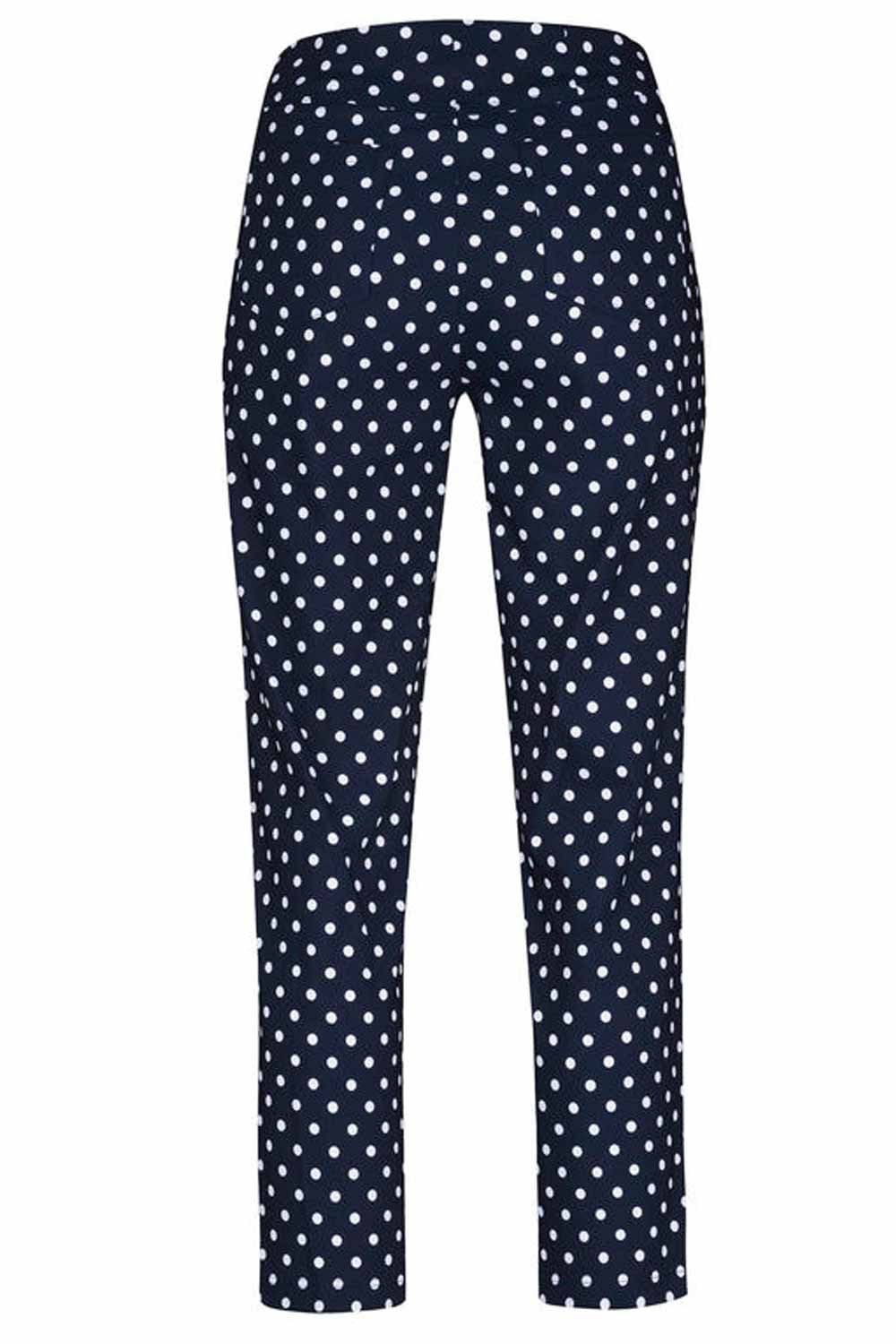 BELLA POLKA DOT NAVY TROUSER | COL=NAVY 69