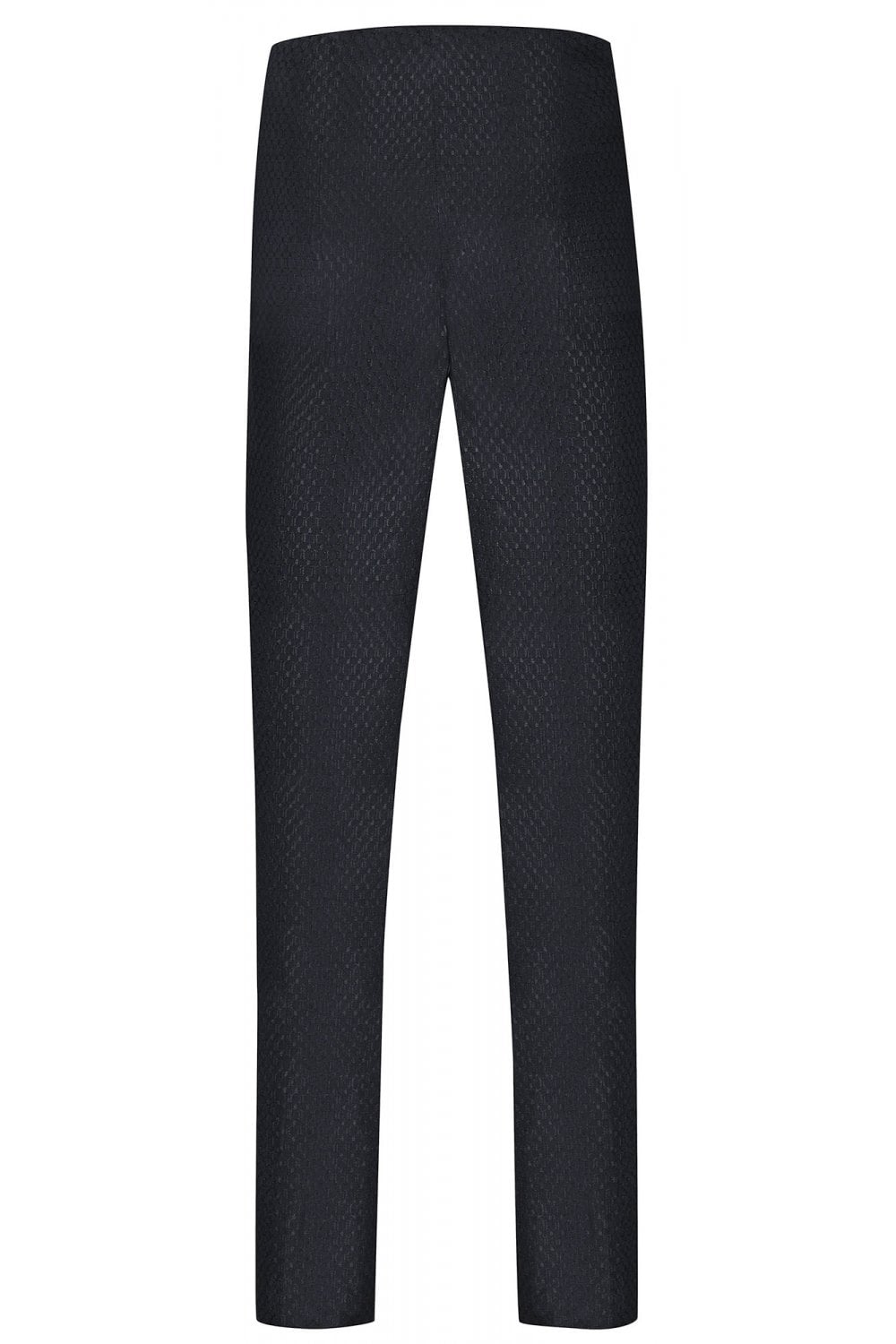 MARIE HONEYCOMB TEXTURED TROUSER | COL=NAVY 69