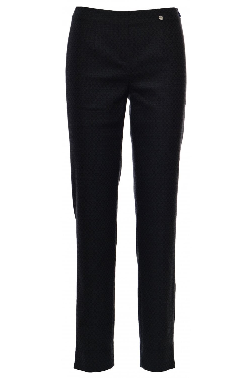 MARIE HONEYCOMB TEXTURED TROUSER | COL=GREY 99