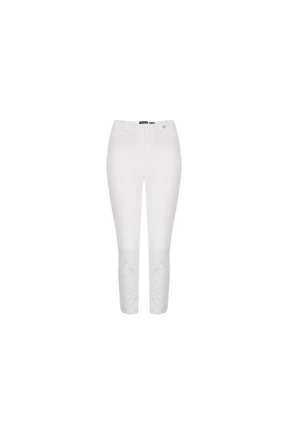 JAQUARED TROUSER | COL=WHITE10