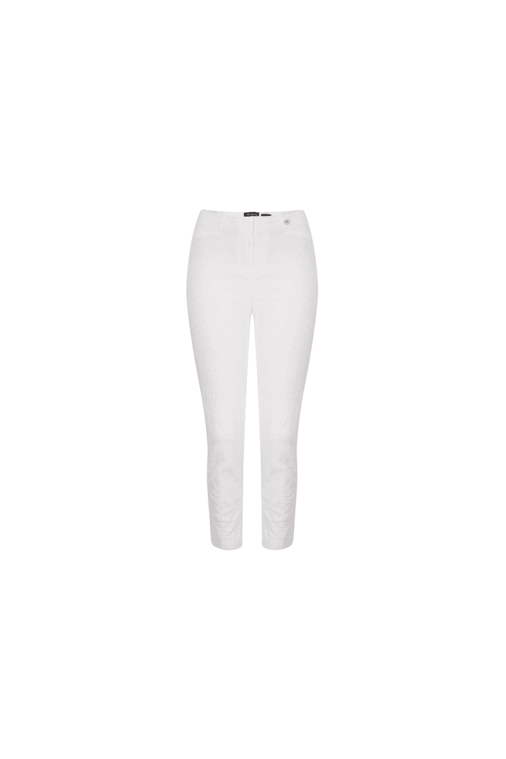 JAQUARED TROUSER | COL=WHITE10