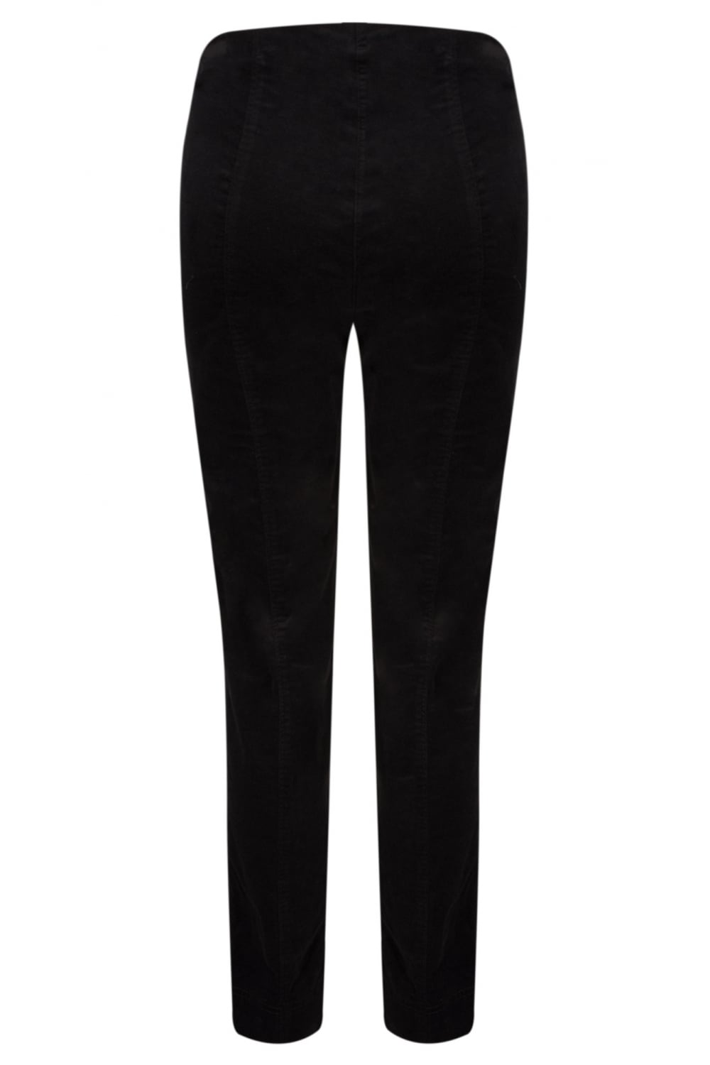 MARIE VELVET TROUSER 78CM | COL=BLACK 90