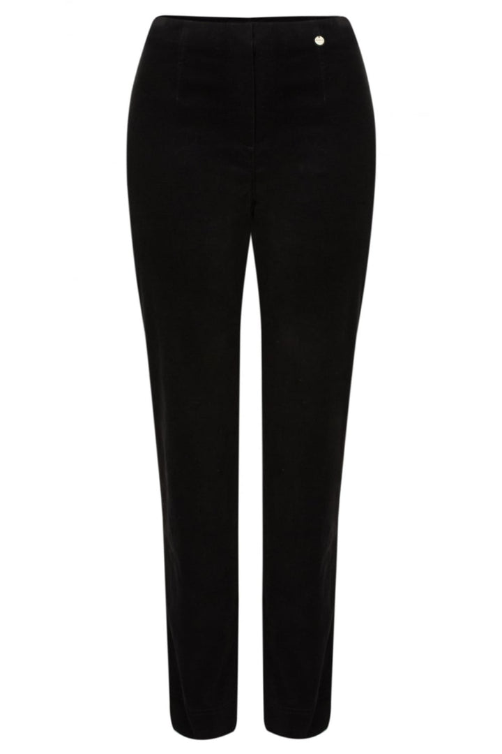 MARIE VELVET TROUSER 78CM | COL=BLACK 90