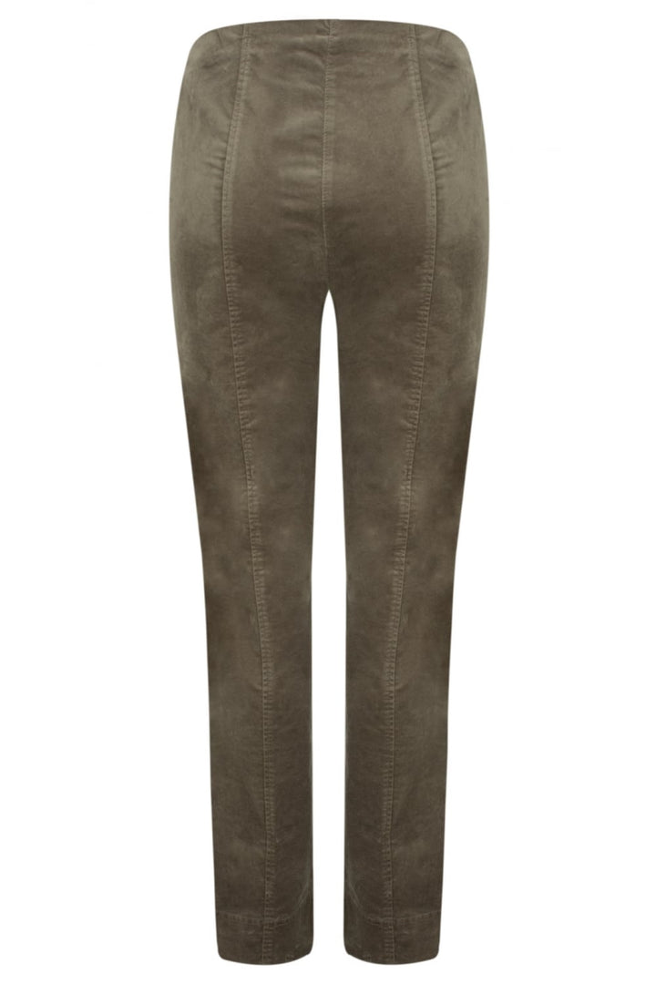 MARIE VELVET TROUSER 78CM | COL=TAUPE 17
