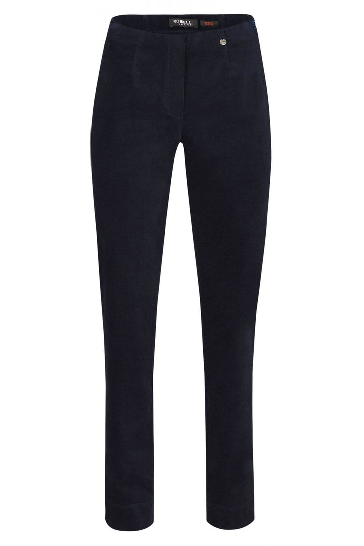 MARIE VELVET TROUSER 78CM | COL=NAVY 691