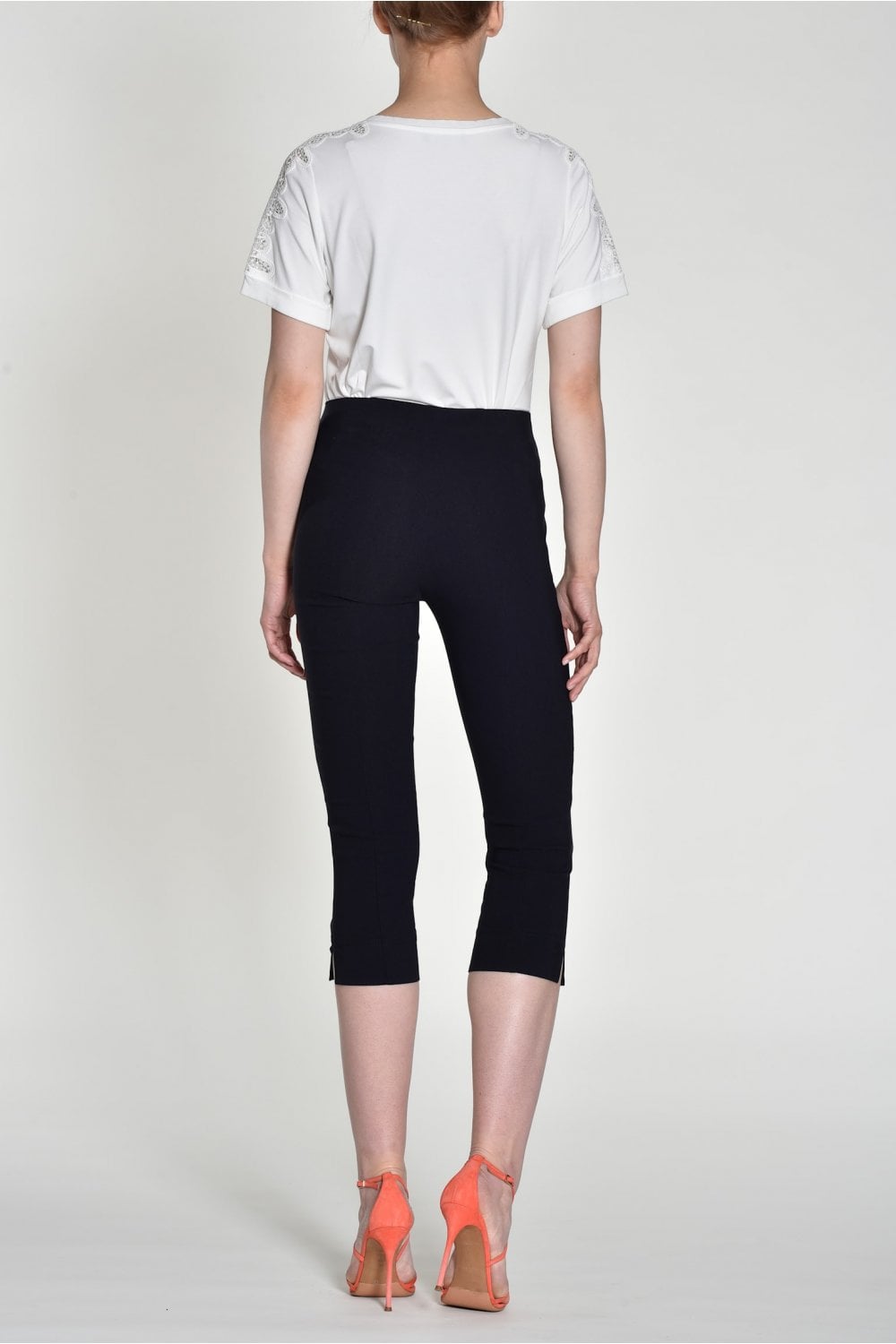 ROSE CROPPED TROUSER 07 | COL=NAVY 69