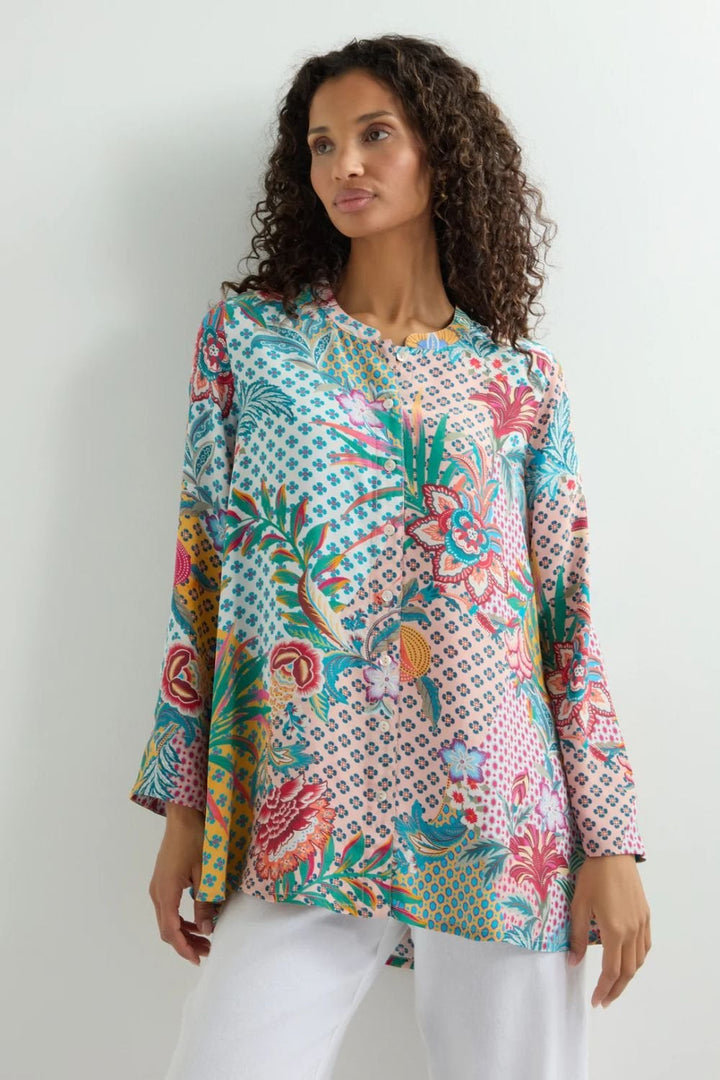 BOTANICAL PATCHWORK SHIRT | COL=MULTI