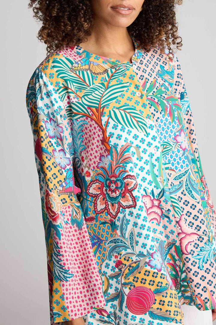 BOTANICAL PATCHWORK SHIRT | COL=MULTI
