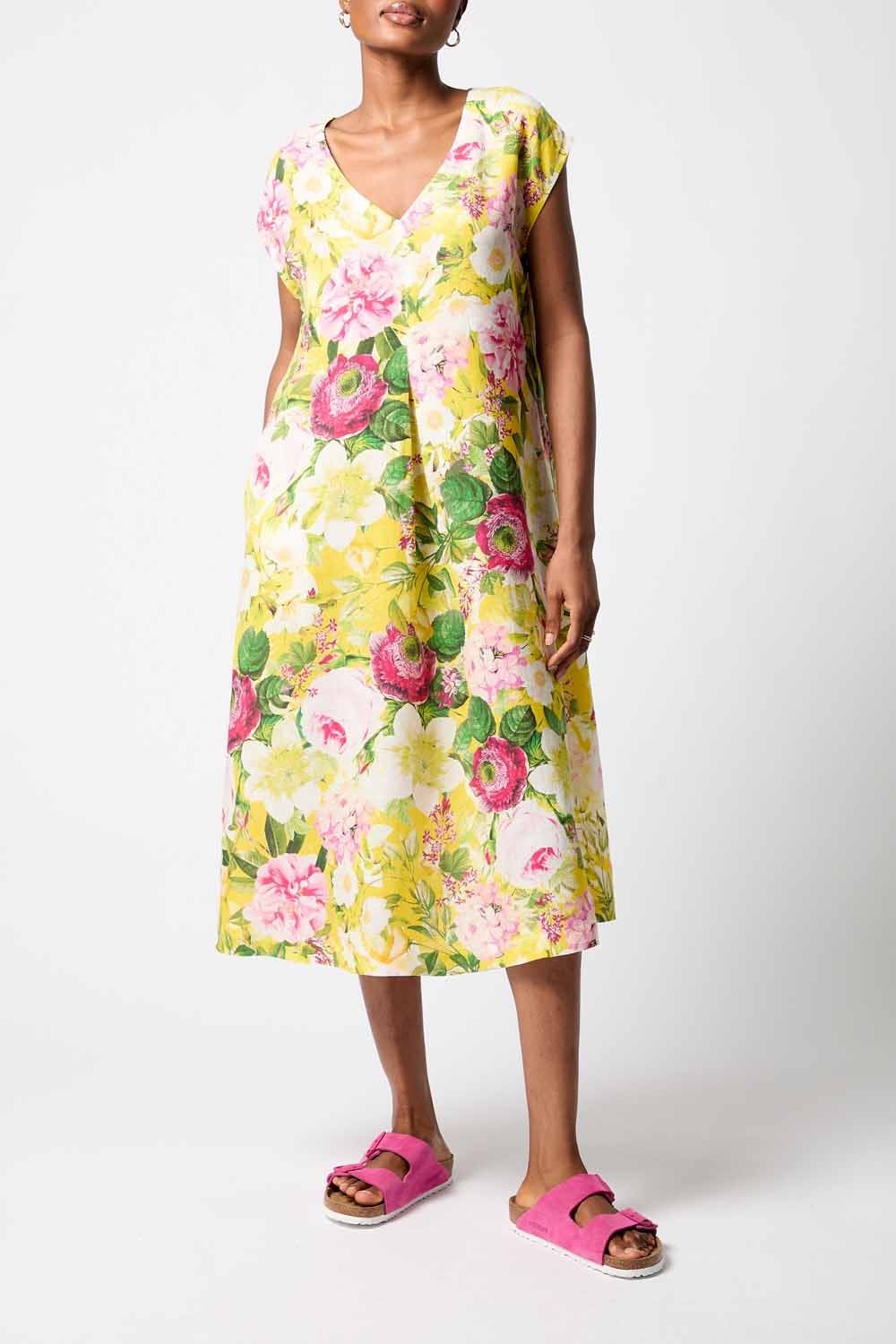 BRILLANT BOUQUET BUBBLE DRESS | COL=MULTI