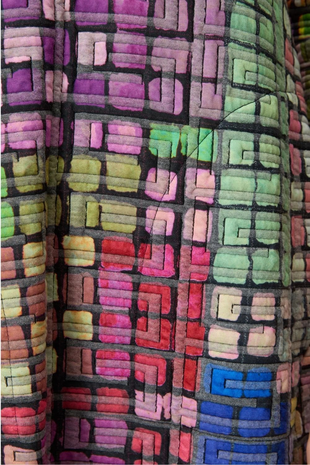 COLOURED GLASS TILES BUBBLE DRESS | COL=MULTI