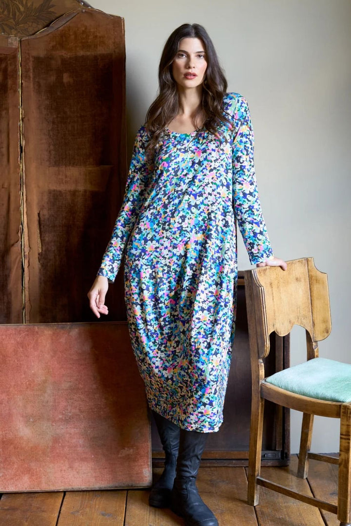 COLOURFUL CONFETTI BUBBLE DRESS | COL=MULTI