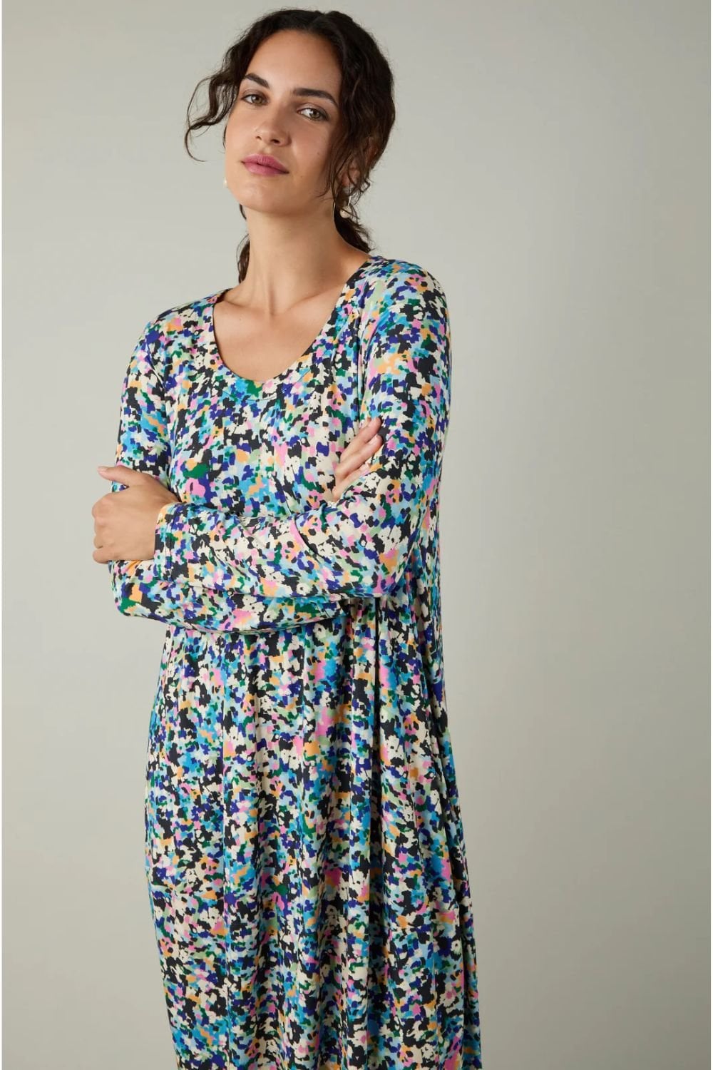 COLOURFUL CONFETTI BUBBLE DRESS | COL=MULTI