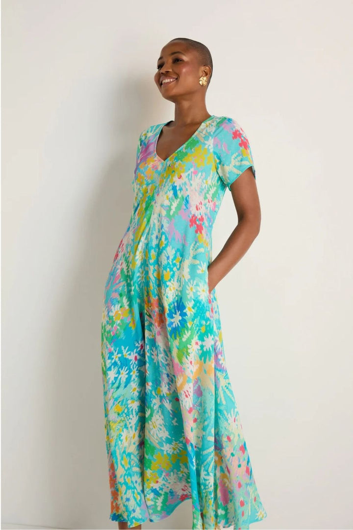 DREAMY FLORAL OASIS MAXI DRESS | COL=MULTI