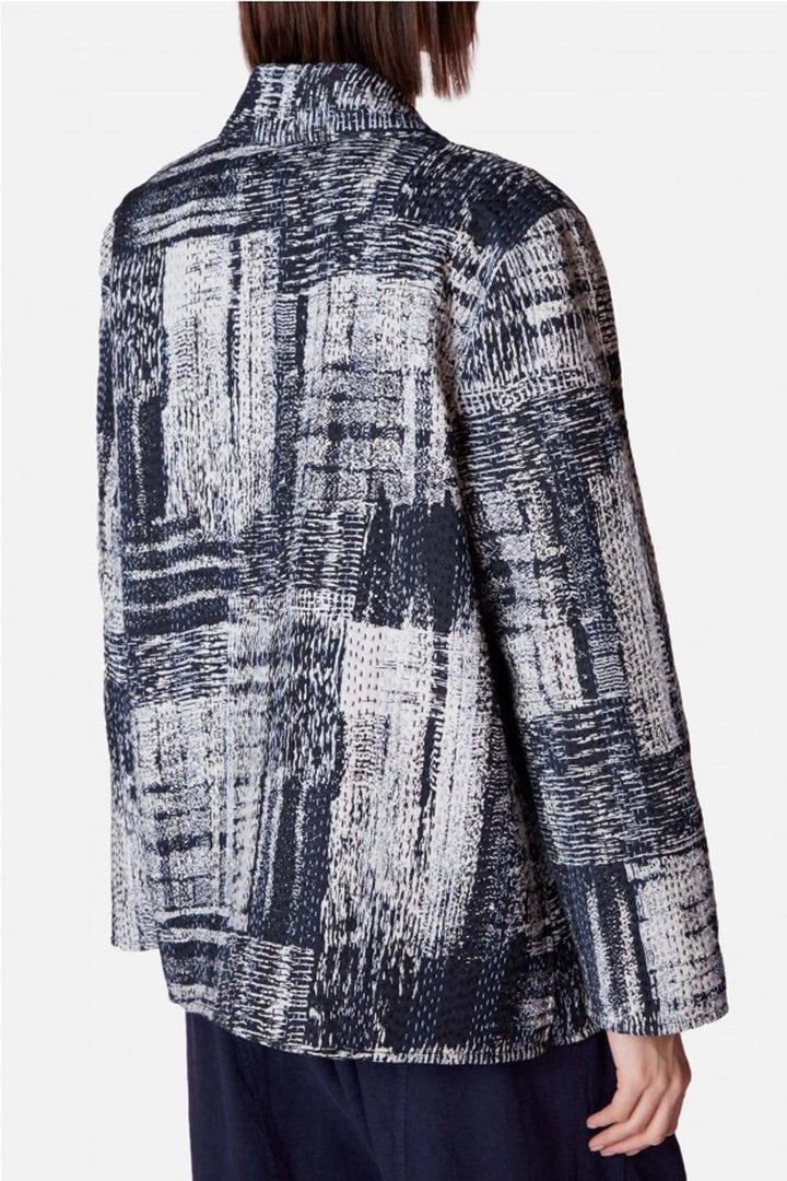 HAND STITCHED PATCHWORK JACKET | COL=NIGHT