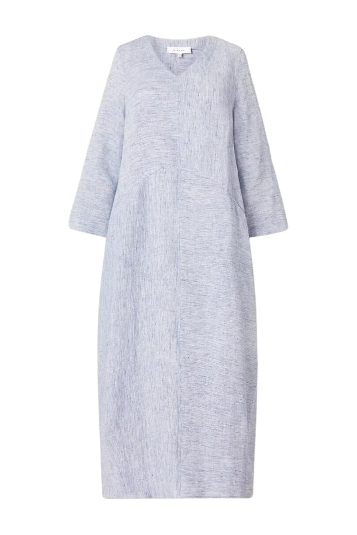 LINEN TICKING STRIPE DRESS | COL=MIX