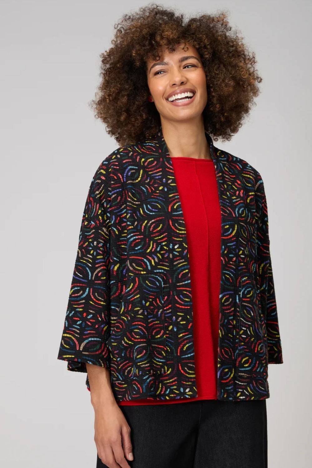 MOSAIC JACQAURD JACKET | COL=MULTI