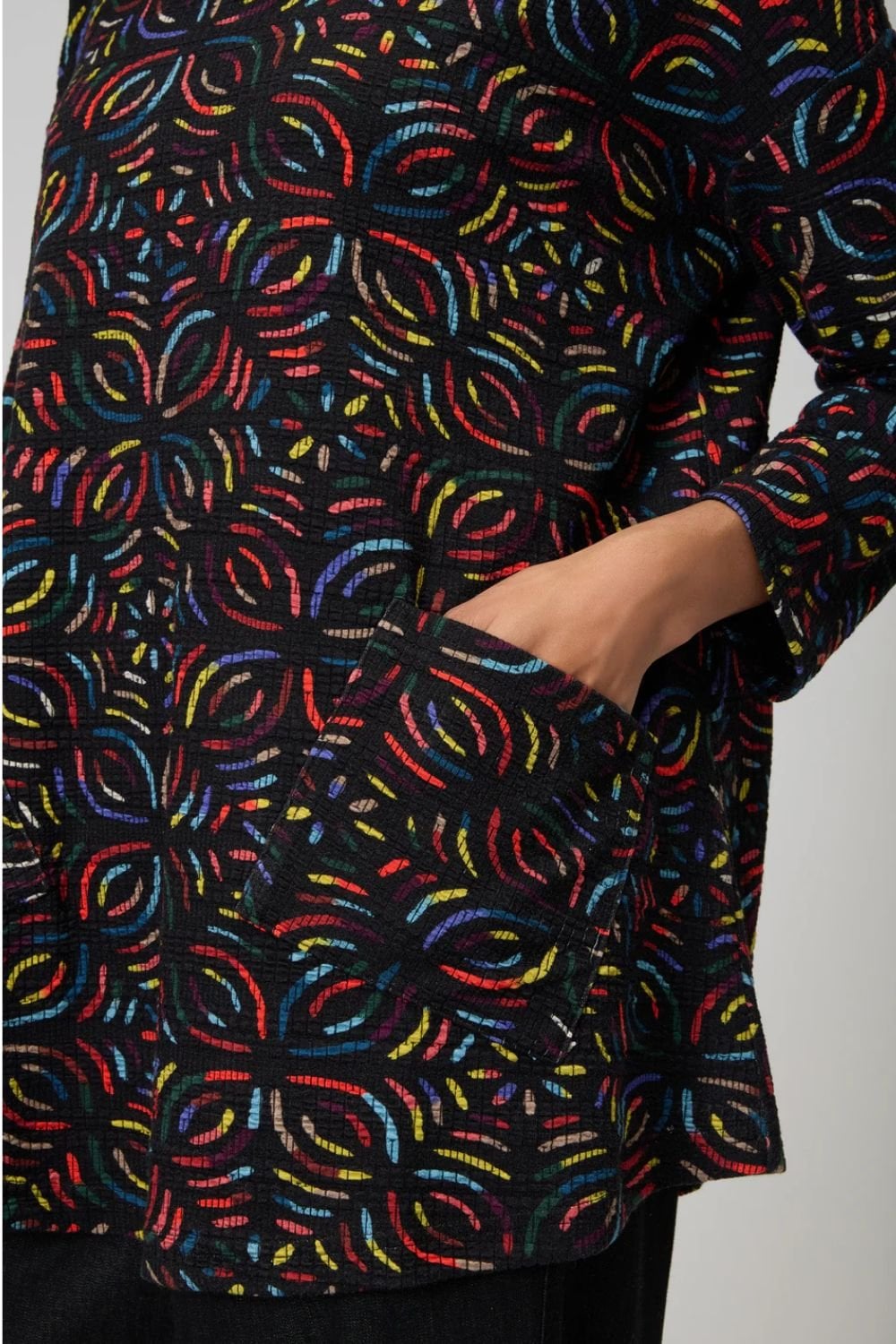 MOSAIC JACQAURD TOP | COL=MULTI