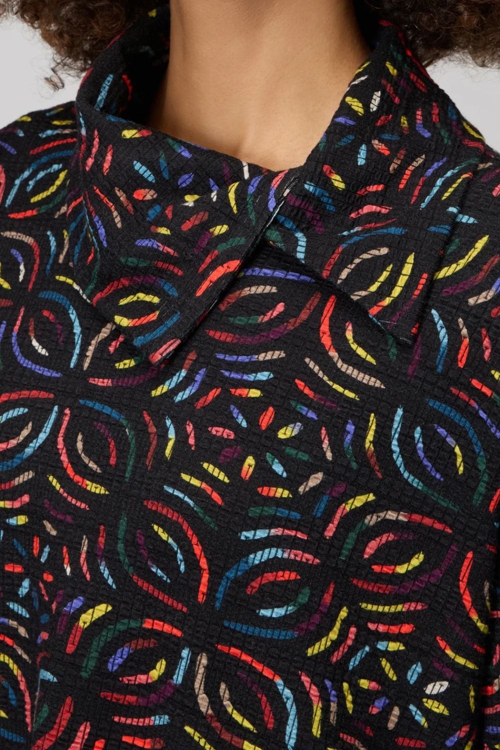 MOSAIC JACQAURD TOP | COL=MULTI