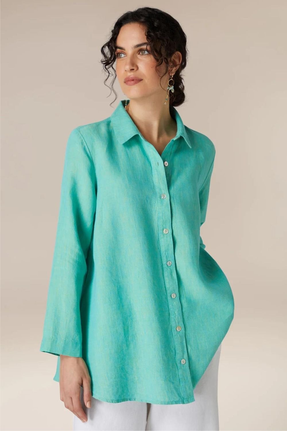 NEW CROSS DYE SHIRT | COL=AQUAMARINE