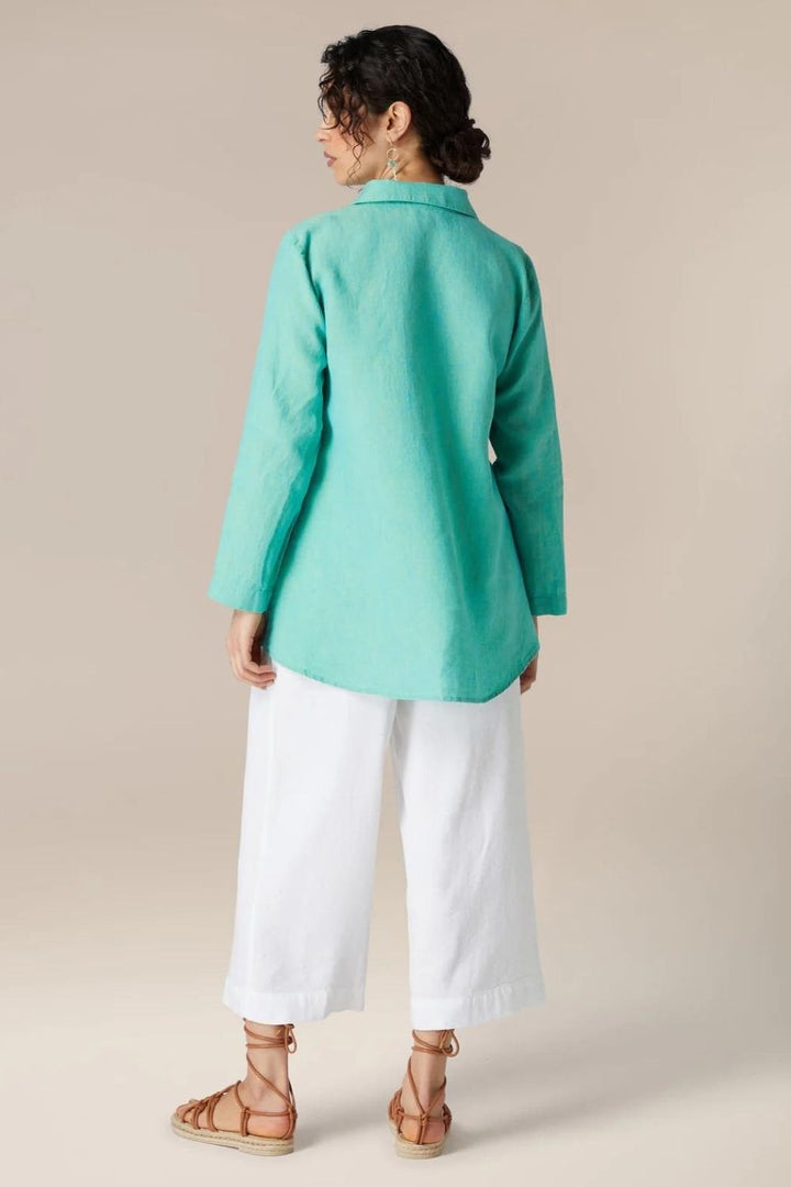 NEW CROSS DYE SHIRT | COL=AQUAMARINE