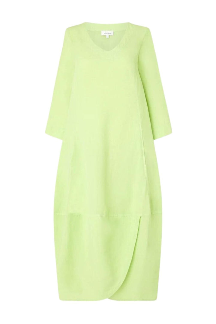ORGANZA LINEN BUBBLE DRESS | COL=CORNFLOWER,TEA GREEN