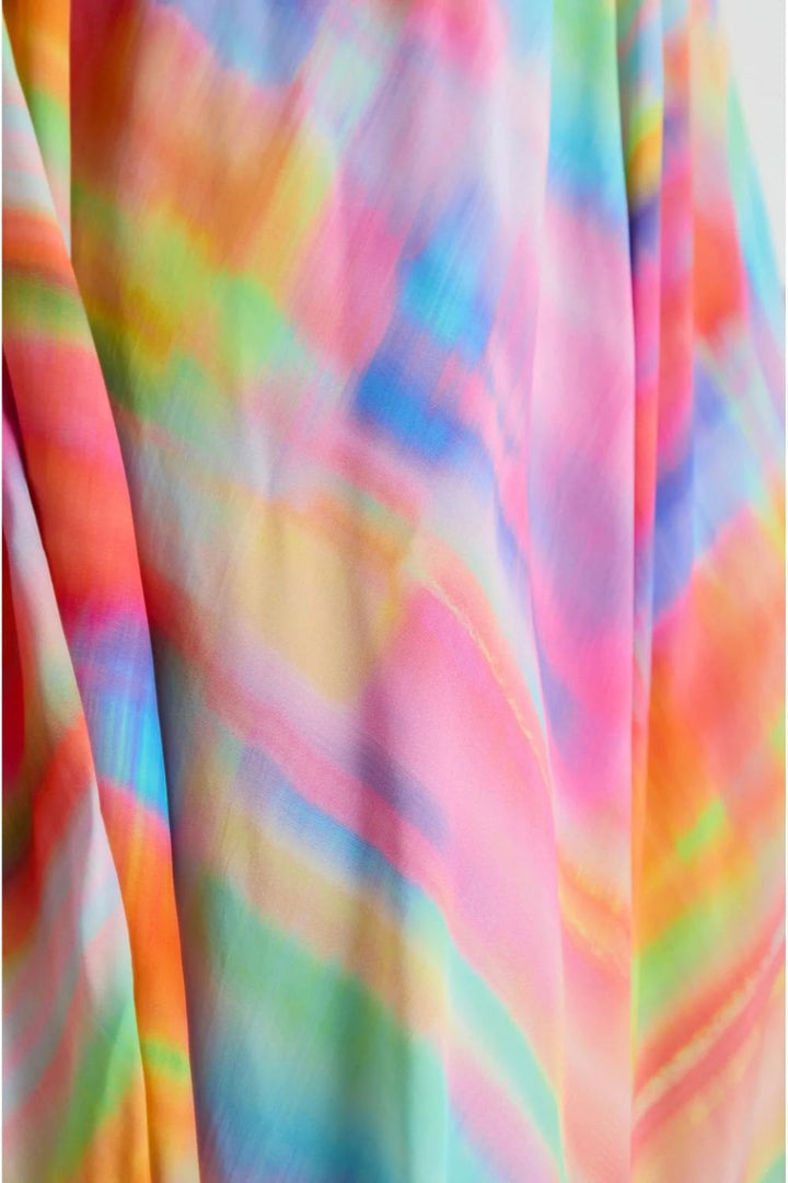 PAINTED HORIZANS BUBBLE DRESS | COL=MULTI