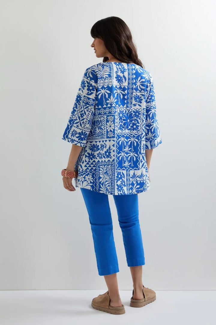 PATCHWORK TROPICAL TUNIC | COL=MIX