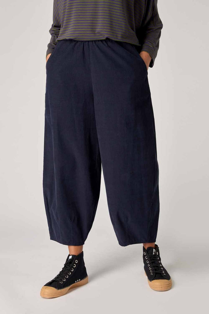 PINWALE CORD BUBBLE TROUSER | COL=NIGHT