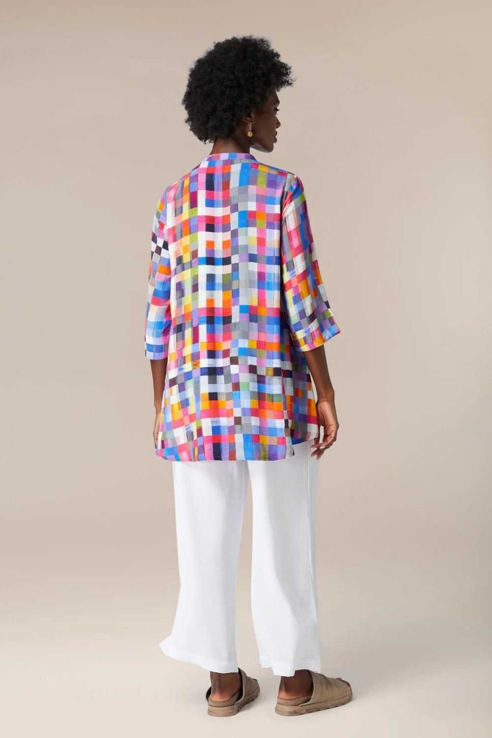 PIXELATED MULTI SQUARE SHIRT | COL=MULTI