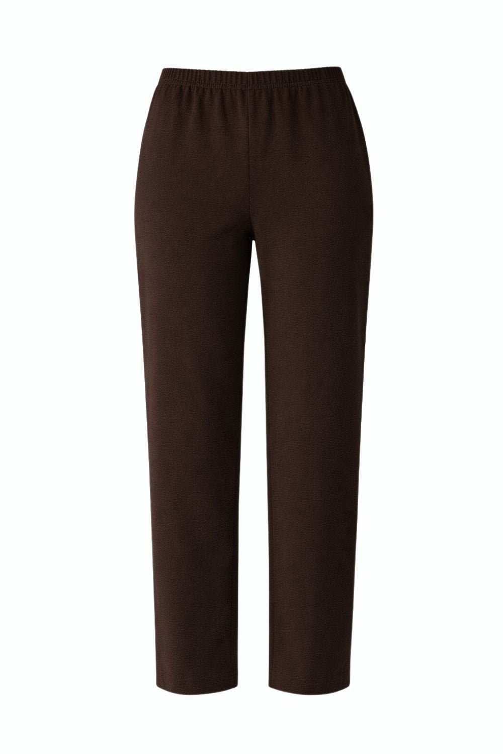 PONTE SLIM TROUSER | COL=CHOCOLATE