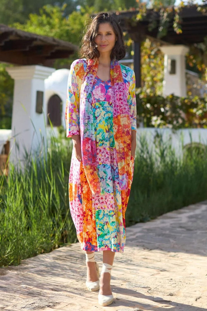 POPART FLORAL JERSEY BUBBLE DRESS | COL=MULTI