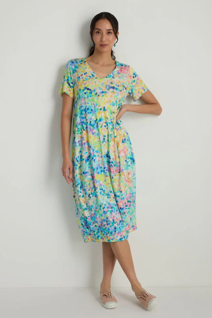 SUMMER CONFETTI BUBBLE DRESS | COL=MULTI
