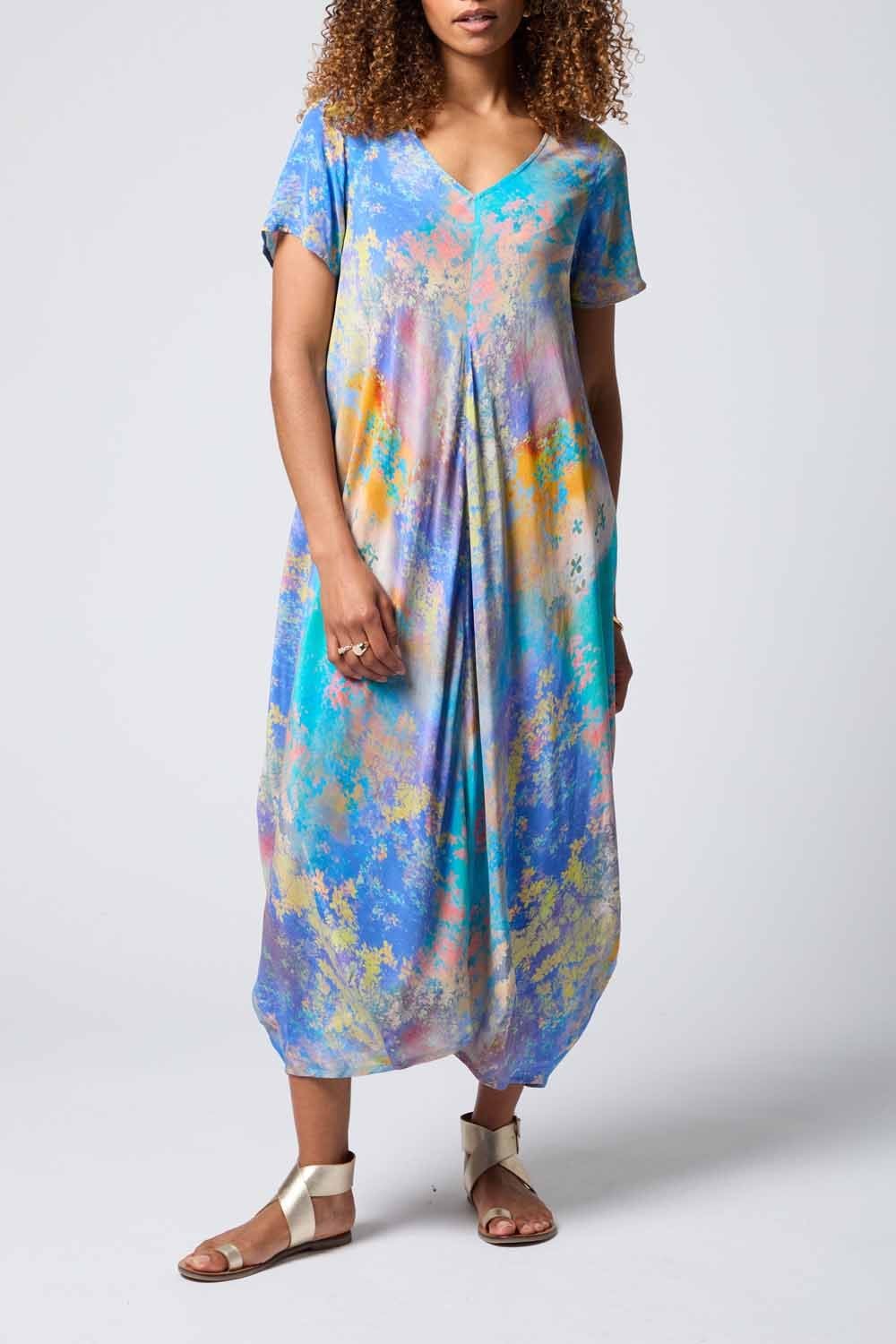 SUMMER DREAMSCAPE BUBBLE DRESS | COL=MULTI