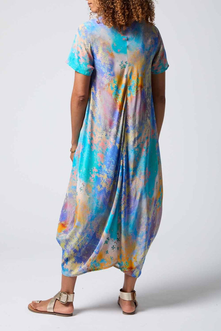 SUMMER DREAMSCAPE BUBBLE DRESS | COL=MULTI
