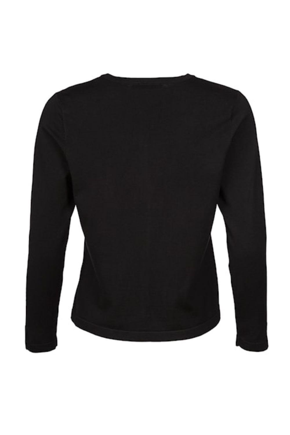 CLASSIC BUTTON THROUGH CARDIGAN | COL=BLACK