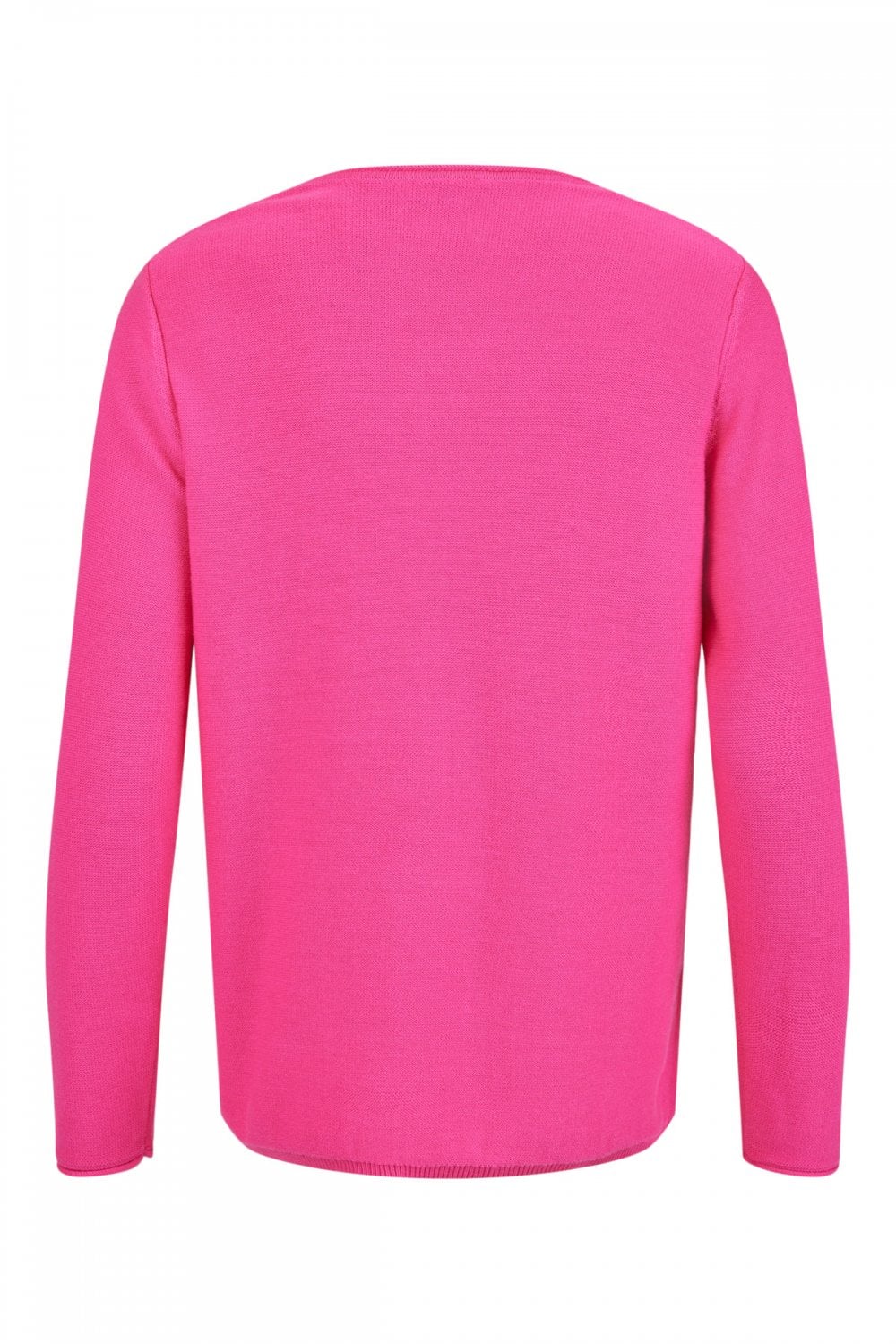 FINE RIB PULLOVER | COL=BLUE,FUSCHIA