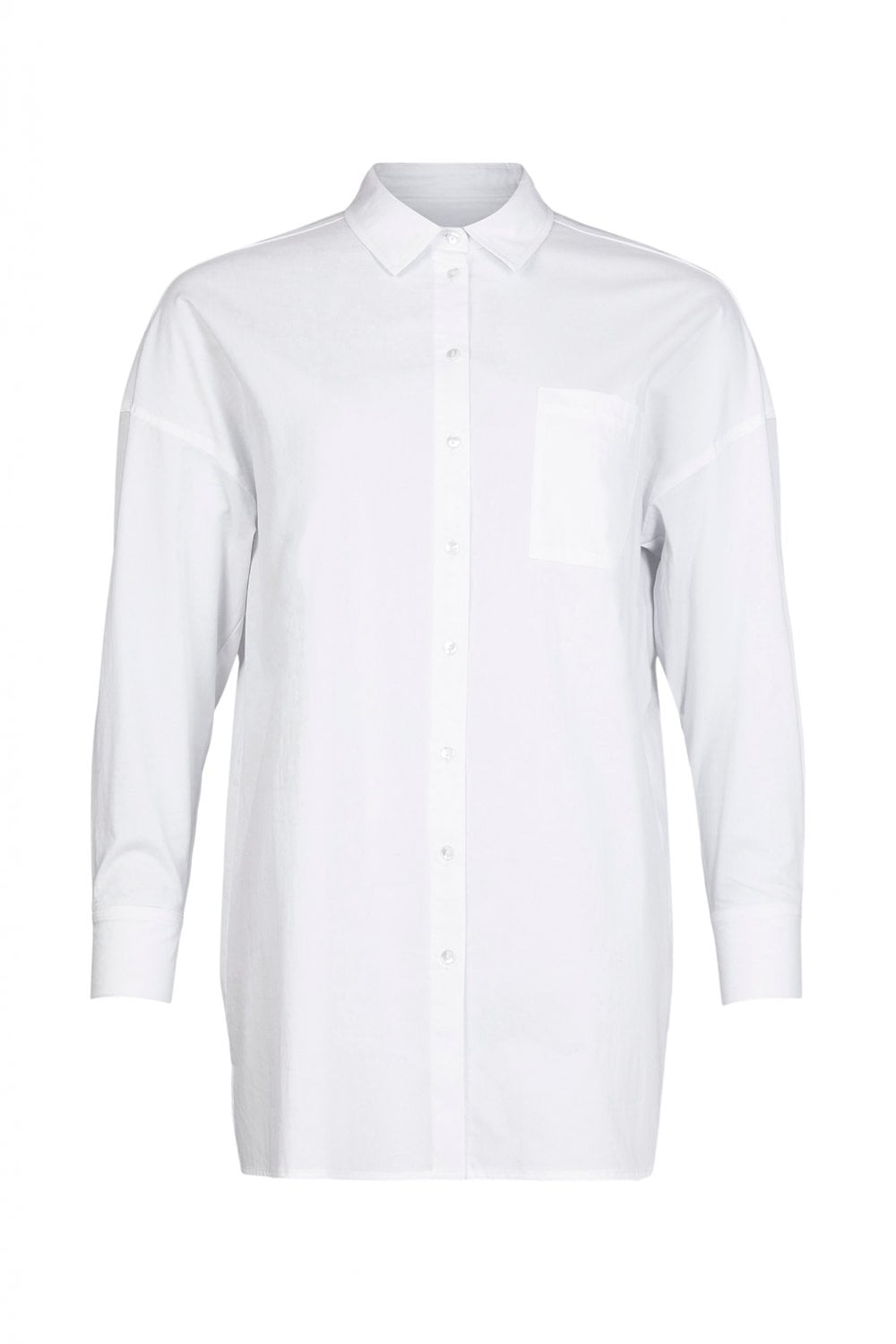 LAYERING  PLAIN WHITE SHIRT | COL=WHITE