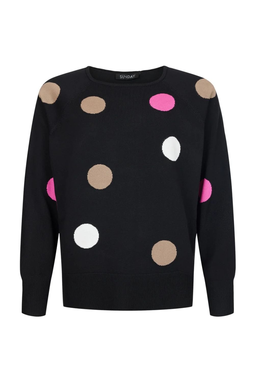 MULTI LARGE POLKA DOT TOP | COL=MULTI