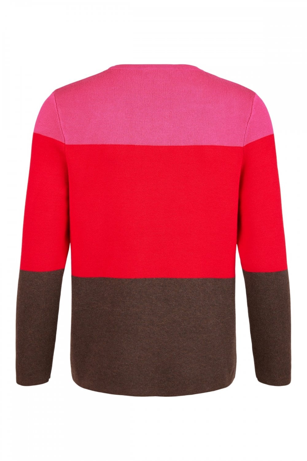 MULTI PRINT KNIT JUMPER | COL=PINK CHERRY