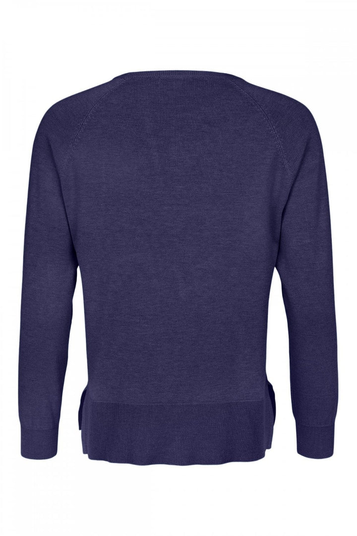 SEAM DETAIL FINE KNIT JUMPER | COL=NAVY 69
