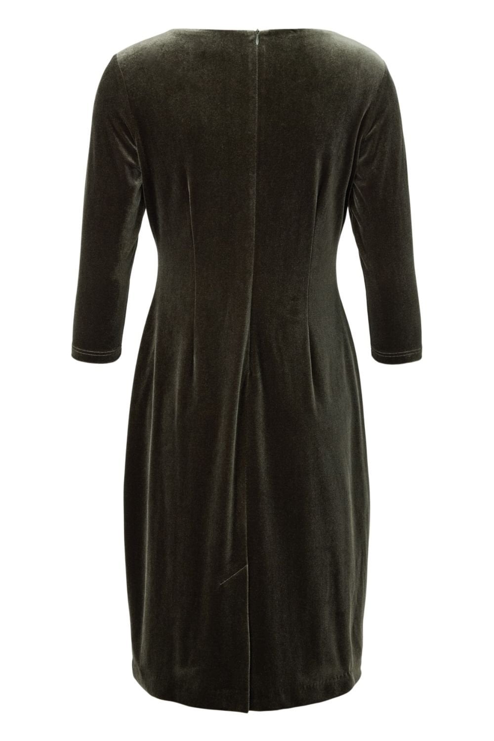 OLIVE SEQUIN PANEL DRESS | COL=OLIVE