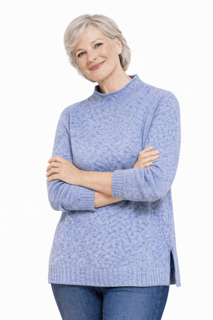 A SHAPED JUMPER | COL=INK BLUE