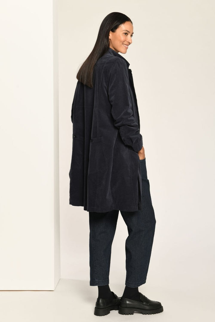NIGHT BLUE WOOL COAT | COL=NIGHT