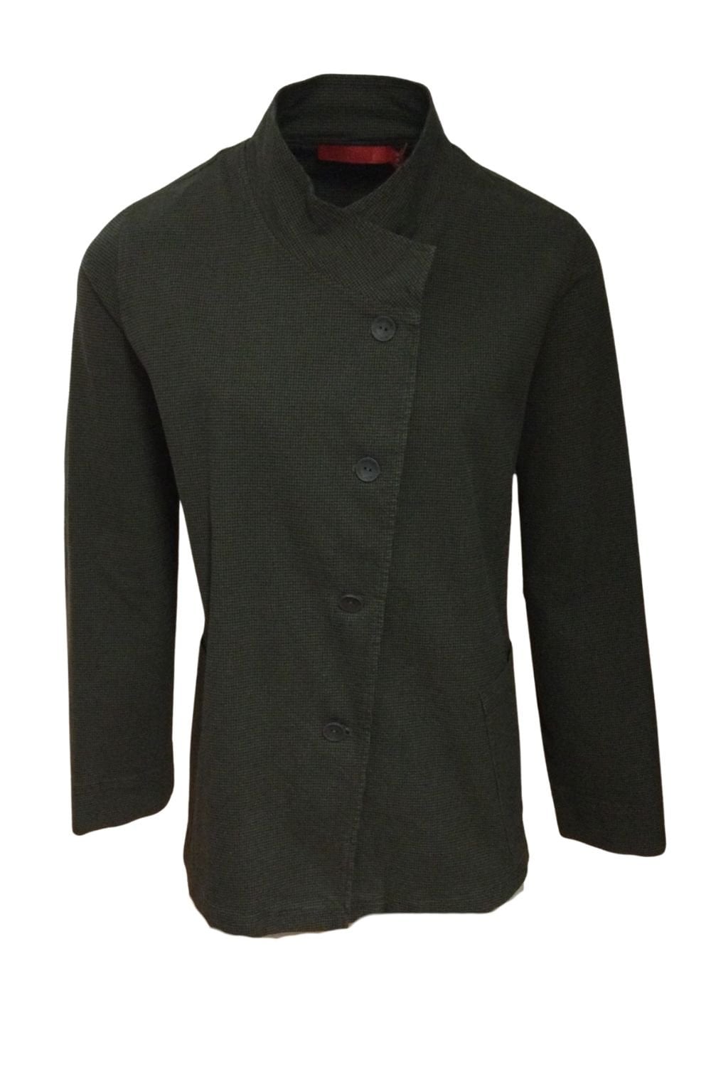MINI GRID JACKET | COL=DARK OLIVE